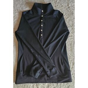 EPNY Long Sleeve Snap Pullover Black, Golf, Pickleball, Sports Sz S, NEW